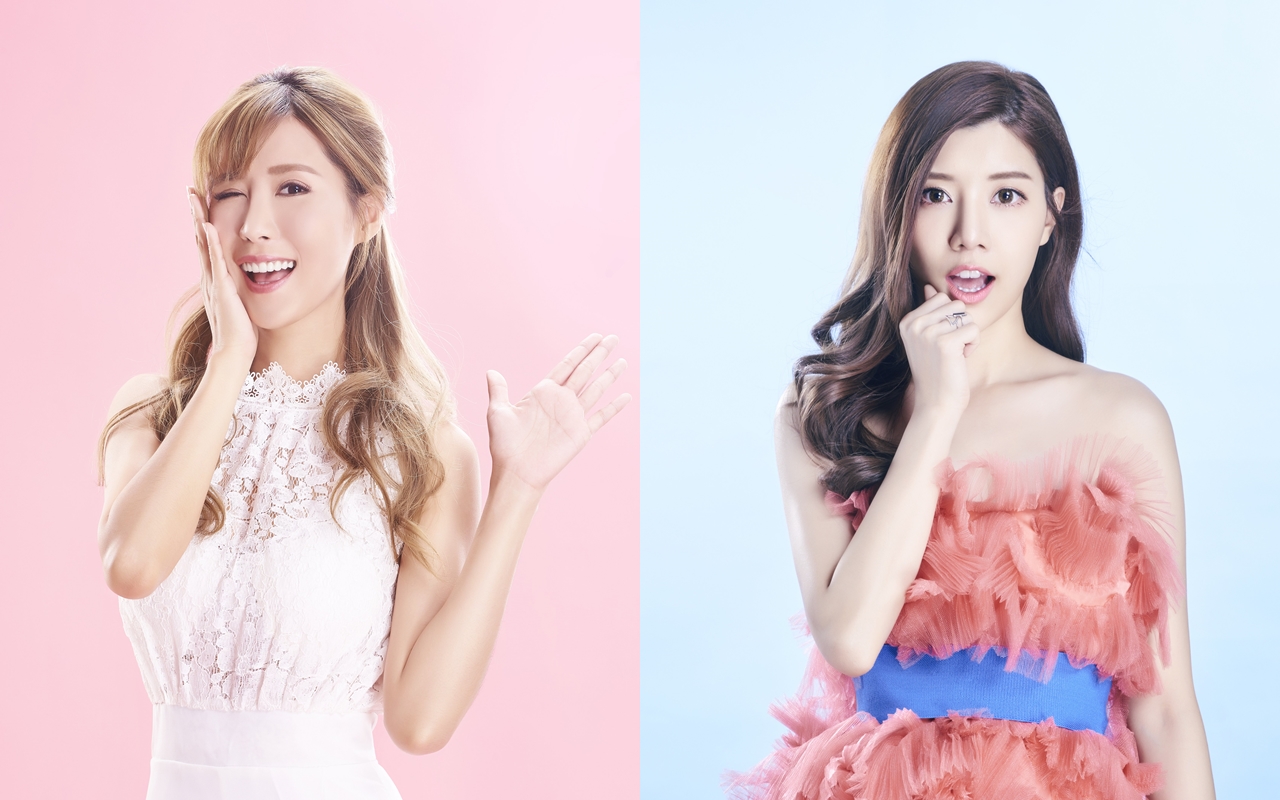 沐妍（左）除了是LiveMe人氣主播，更是LamiGirls的人氣拉拉隊員；長相甜美的小咪（右）曾告白失敗，受到很大打擊。（LiveMe提供）