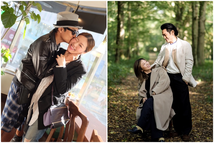 杜德偉與愛妻新婚時就到巴黎走透透，重回舊地更是放閃無限。（杜德偉工作室提供）