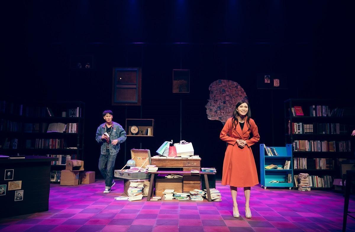 《不讀書俱樂部》今年初在多達500人的水源劇場公演，男女主角分別為周定緯（左）、陳品伶。（C Musical提供）
