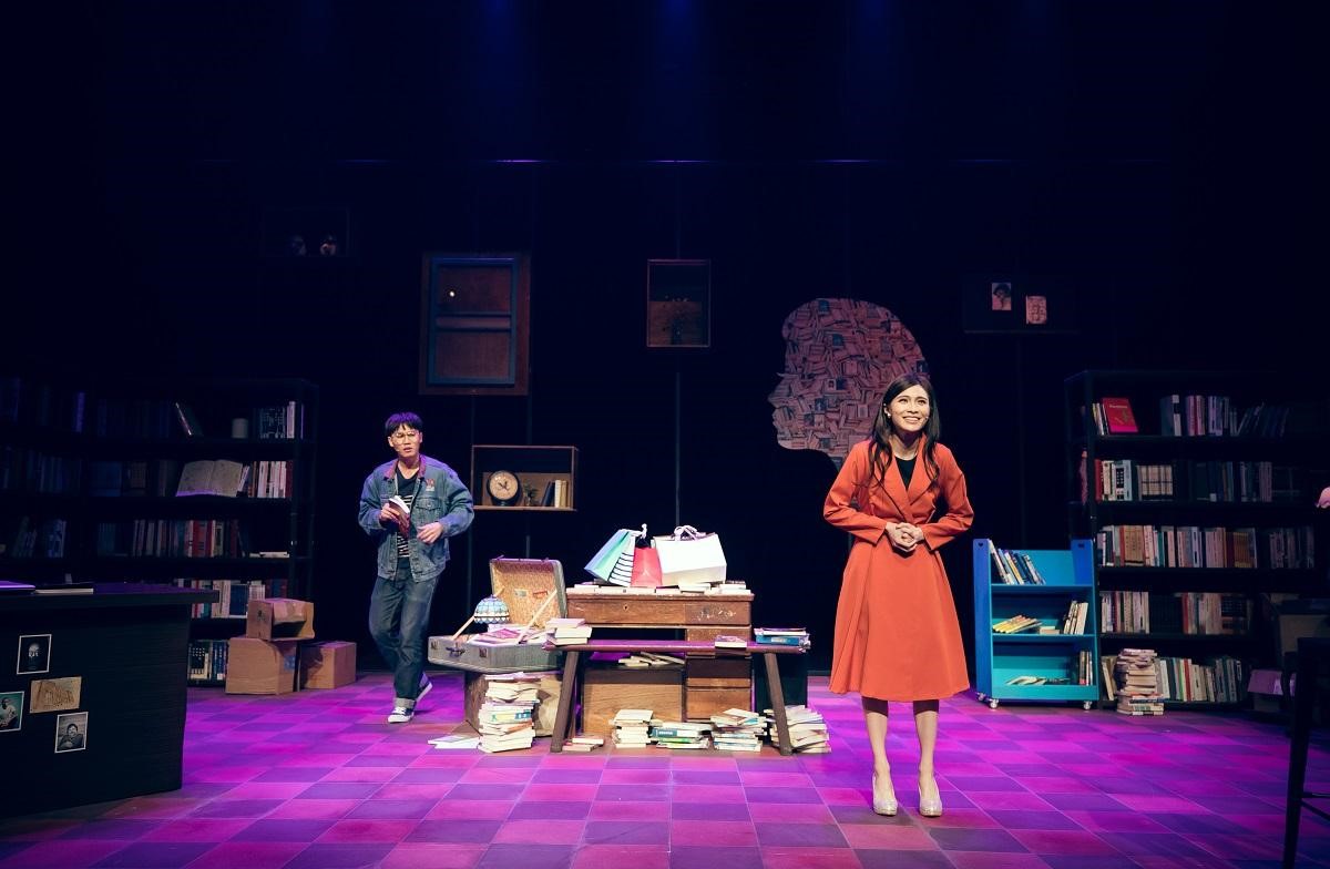 《不讀書俱樂部》今年初在多達500人的水源劇場公演，男女主角分別為周定緯（左）、陳品伶。（C Musical提供）