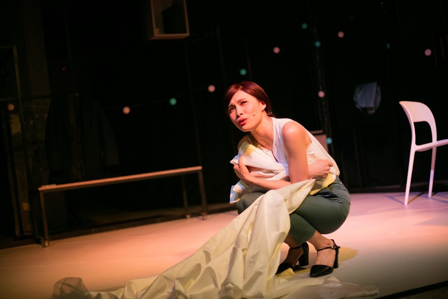 陳品伶主演的獨角音樂劇《焢肉，遇見你》，今年入圍大邱國際音樂劇節最佳音樂劇及最佳女主角兩大獎項。（C Musical提供）