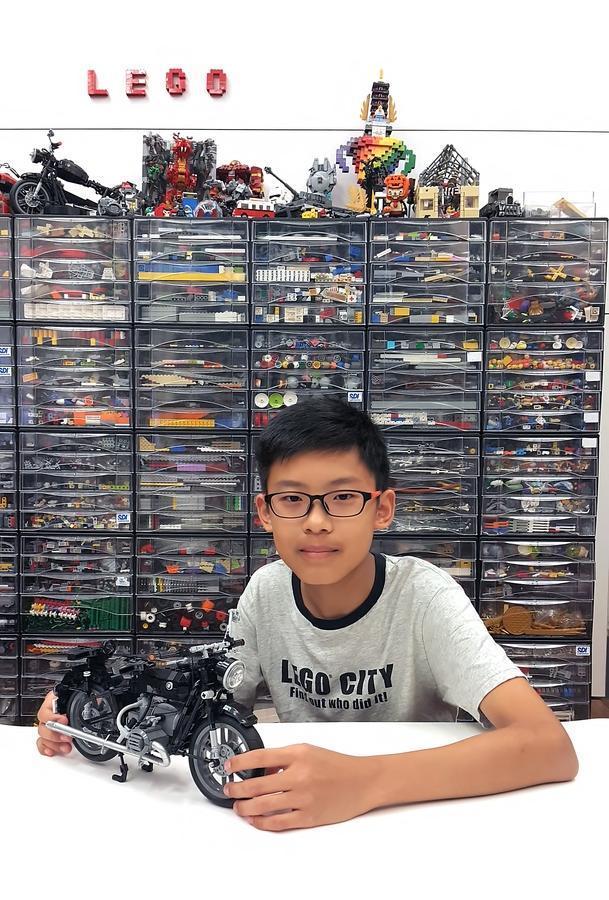 台灣14歲小玩家鄭宇亮登上樂高IDEA。(翻攝LEGOIdeas官網)