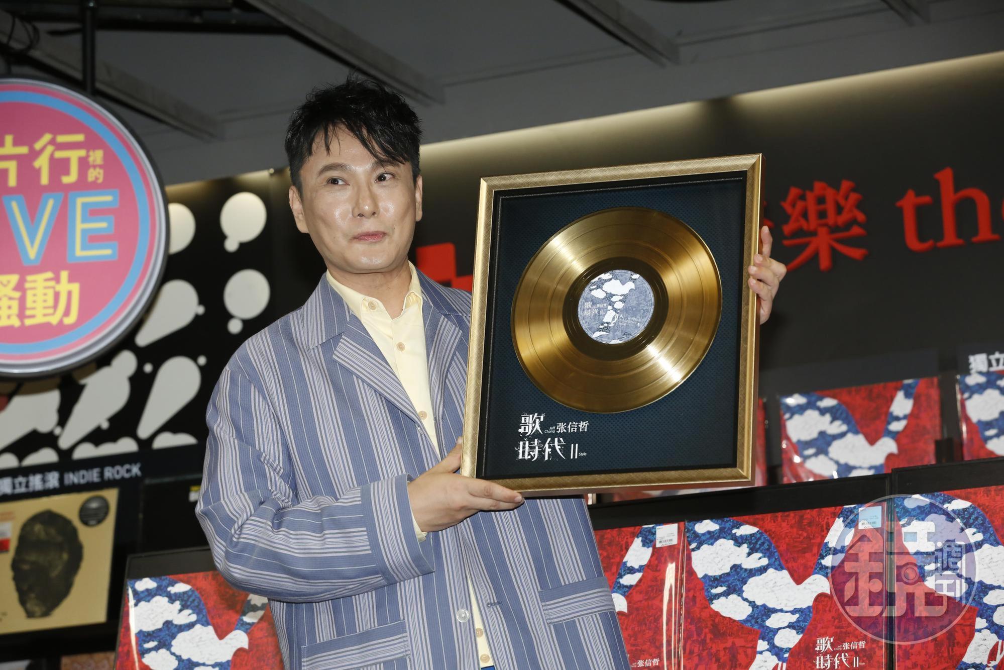 張信哲砸了5,000萬台幣打造新專輯,即便唱片全都賣完還是虧本。