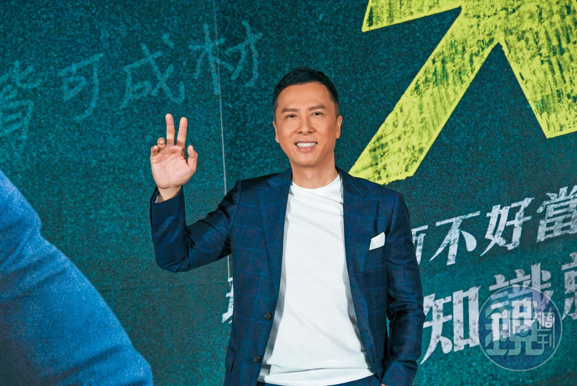 甄子丹被趙文卓踢爆愛改本,現場就像戲霸。(本刊資料照)