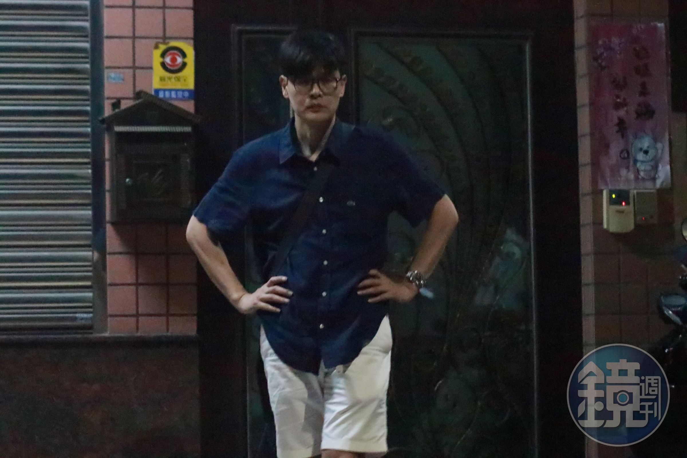 本刊直擊，9月28日深夜，曹合一赴嘉義市農會總幹事黃騰輝住處。