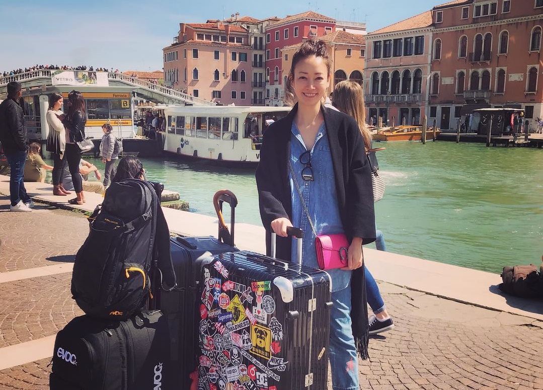 潘慧如出國的大部分機票，都是靠刷信用卡累積哩程換來的。（翻攝自潘慧如臉書）