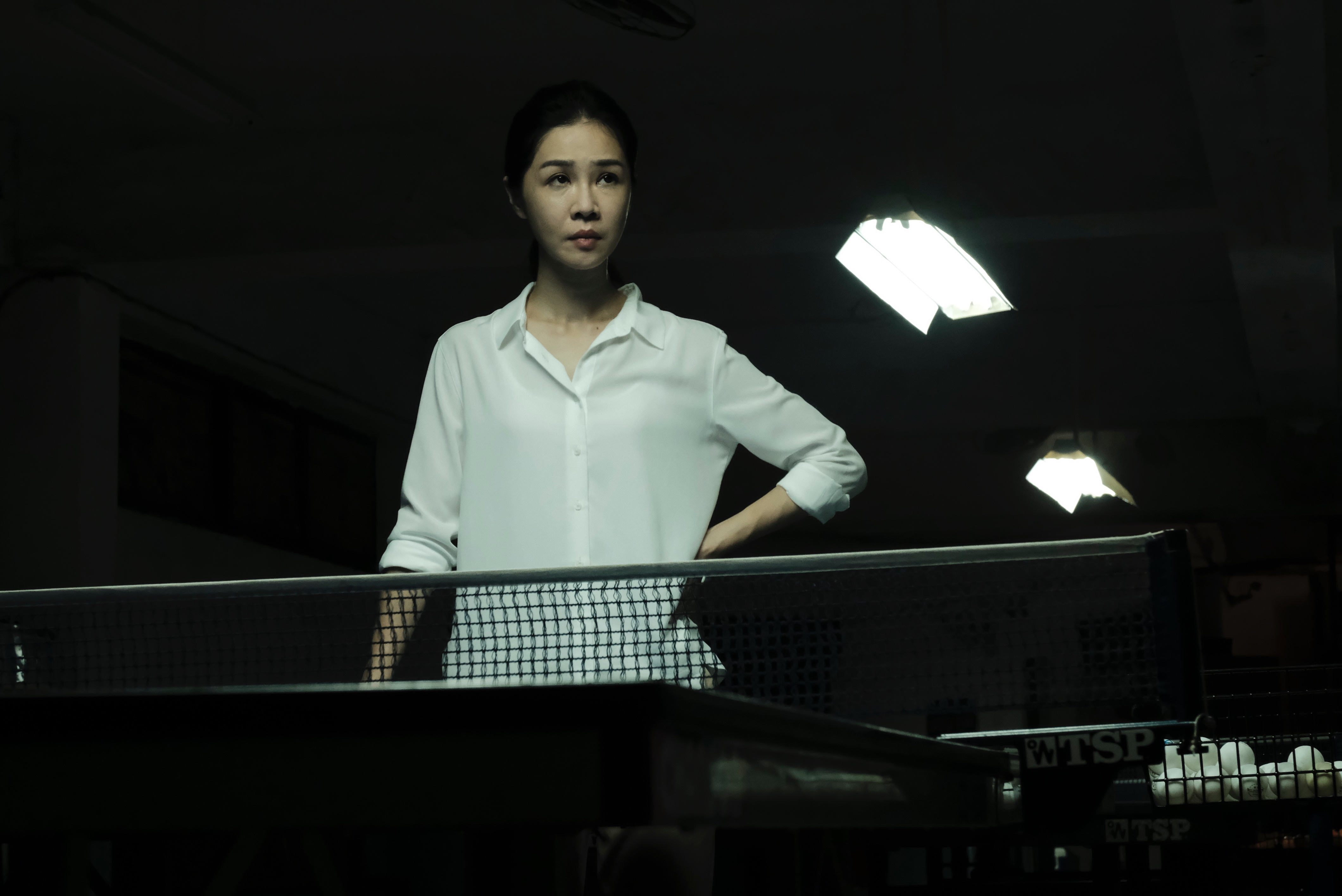 謝盈萱得知《媽媽桌球》獲得華盛頓華語電影節最佳短片，開心尖叫。（前景提供）