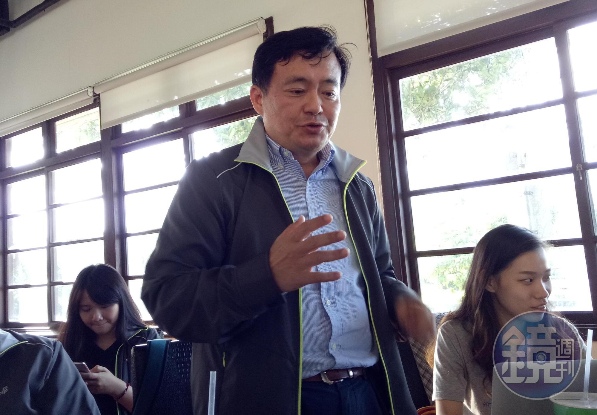 葛特曼來台開記者會一事，民進黨祕書長洪耀福特別澄清與民進黨無關。