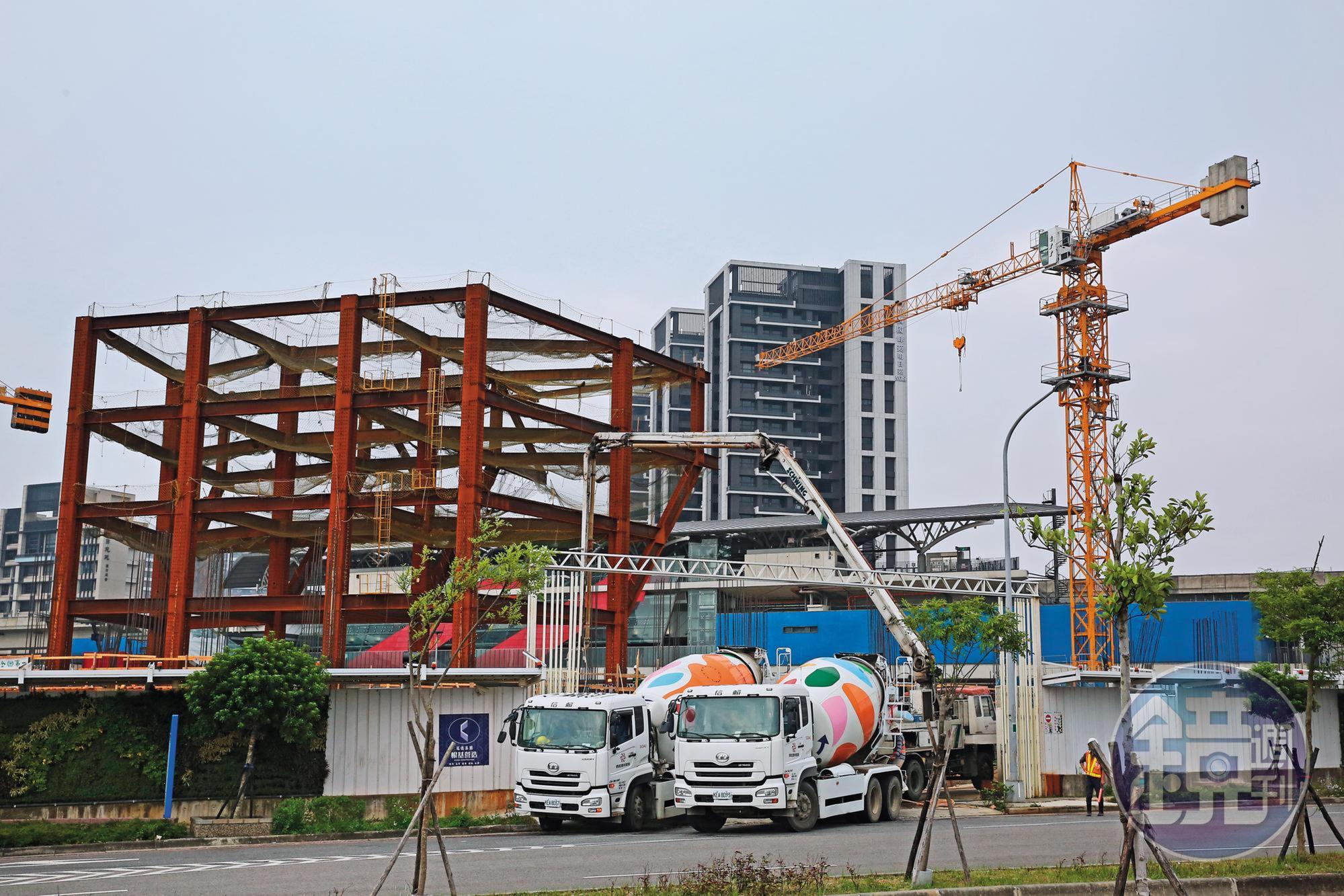 重劃區內每個建案完工時間不同，先入住的民眾恐會受施工噪音影響。