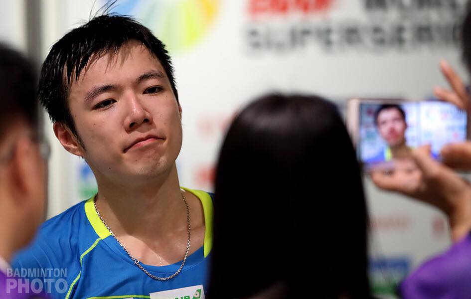 王子維在台北羽球公開賽首輪出局。（取自王子維粉絲專頁）