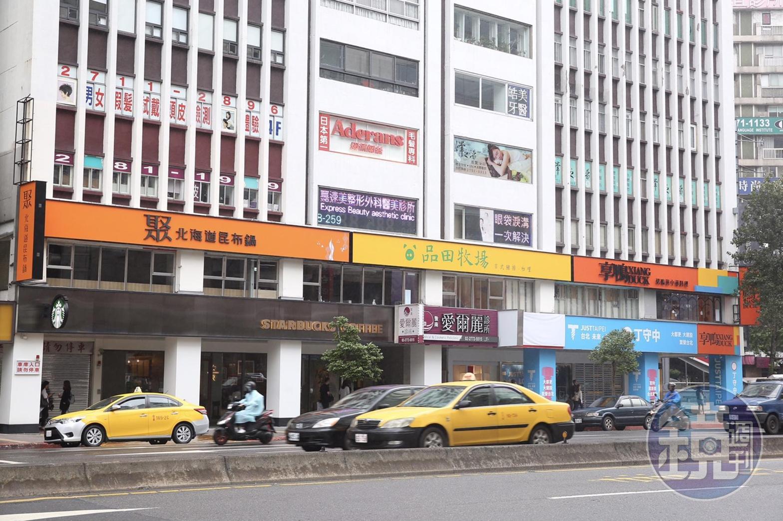 享鴨與品田牧場、聚共組Power Center複合式商店,形成一個美食聚落。