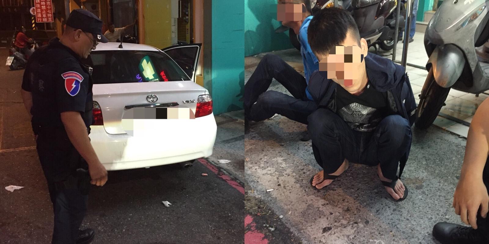 23歲的周姓男子自稱因為感冒到藥局買藥才紅線違停，沒想到被警查獲毒品這下更大條。（警方提供）