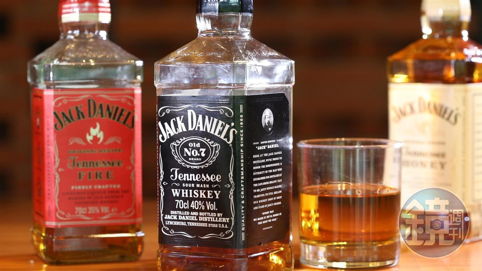 經典的傑克丹尼田納西威士忌，在許多酒友心中立於不敗地位。