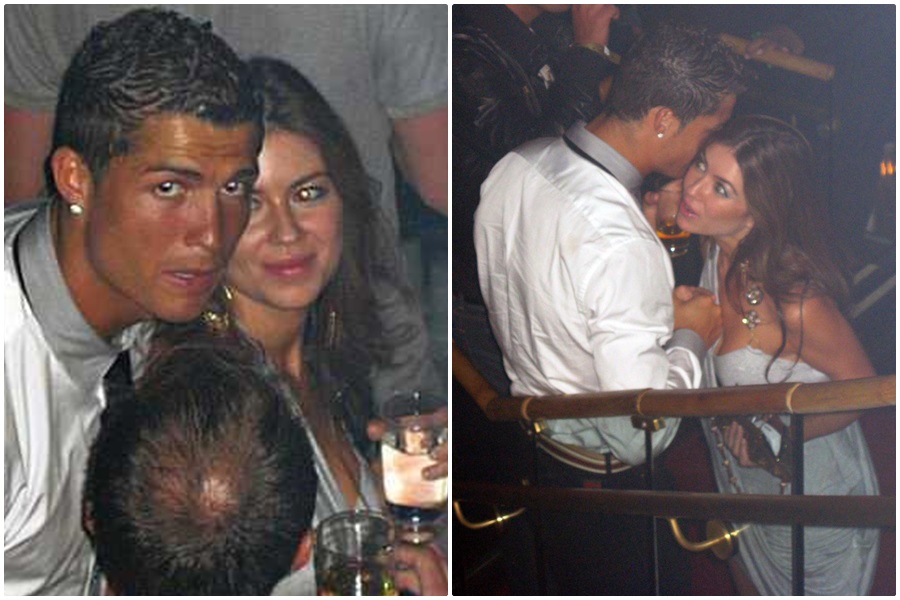 2009年有狗仔隊拍下C羅與Kathryn   Mayorga在夜店共舞的照片。（翻攝自YOUGETMOUTH.COM推特）