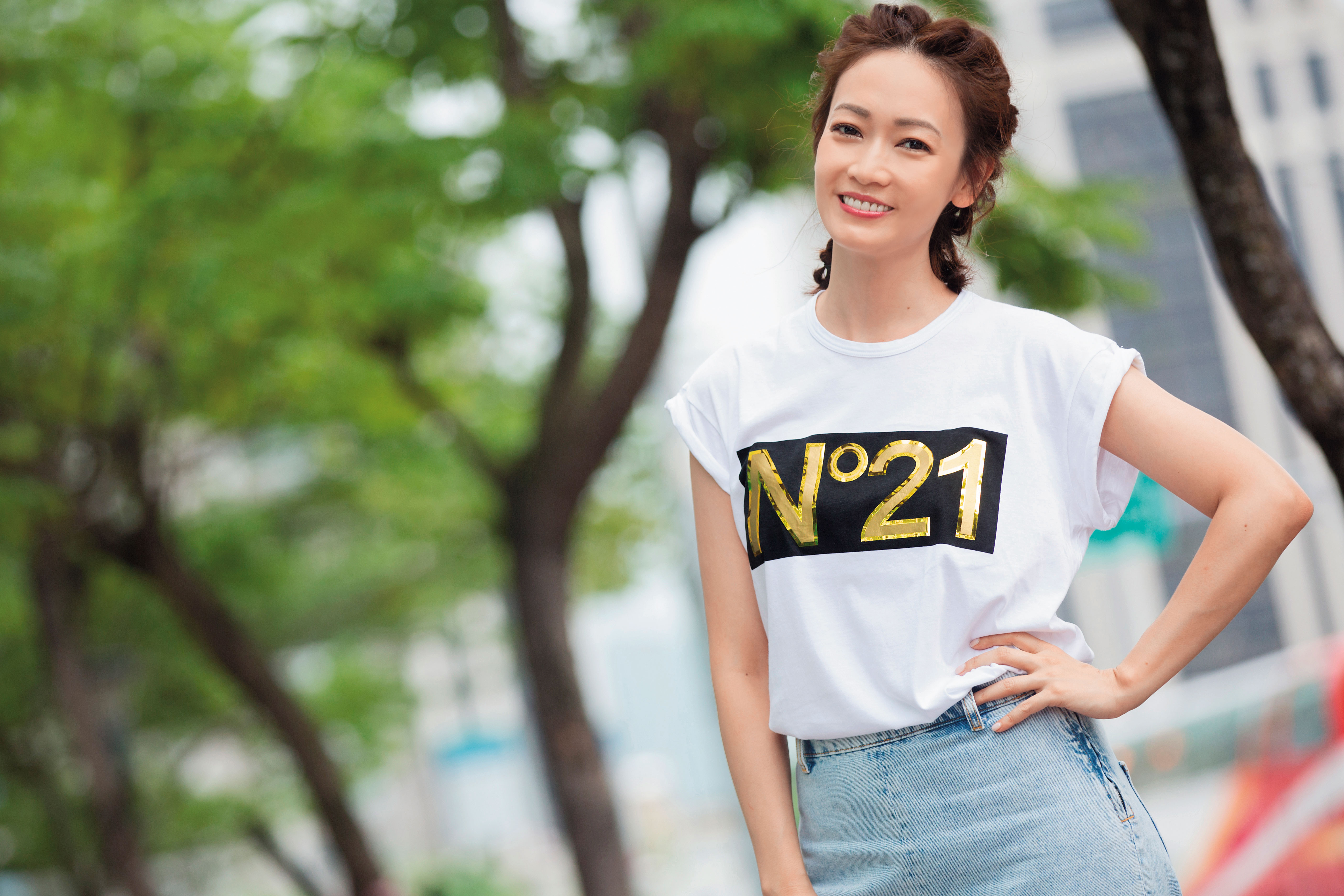 外型亮麗的潘慧如，笑稱自己擁有老靈魂，理財超保守。