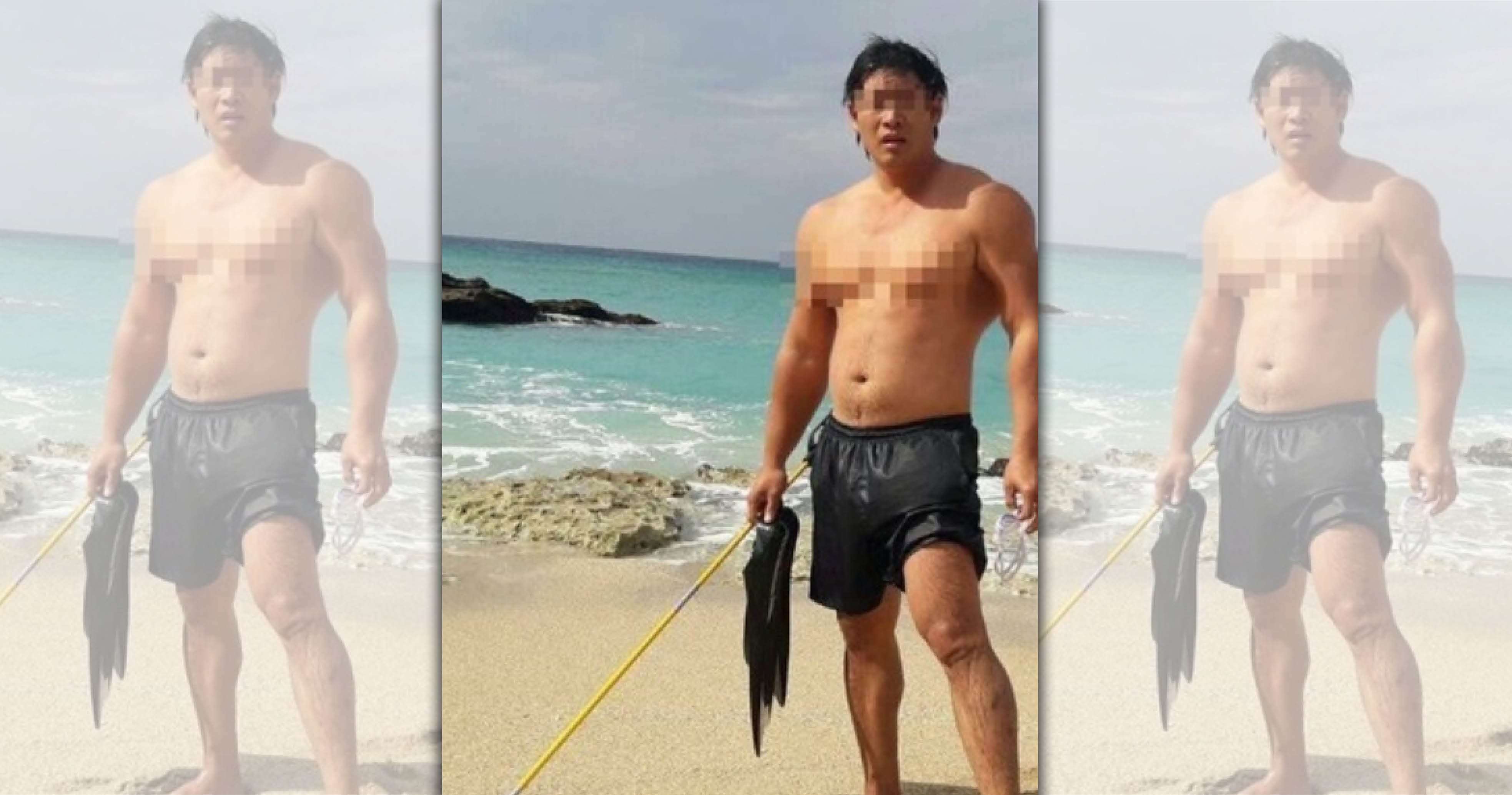 涉嫌在網路上散布不實訊息的那姓嫌犯。（翻攝臉書）