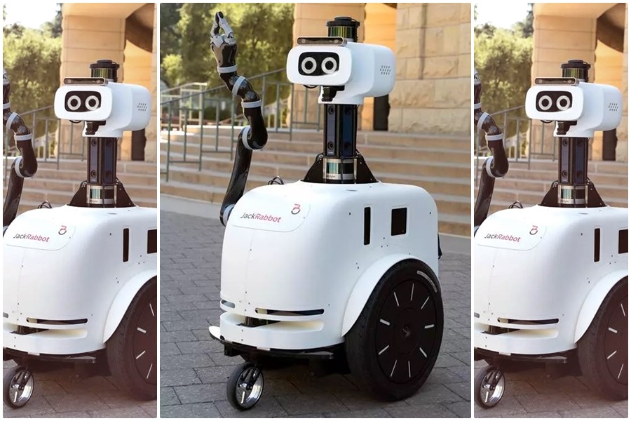 史丹佛大學計算視覺和幾何實驗室最新開發的懂禮貌機器人JackRabbot 2。（史丹佛大學官網）