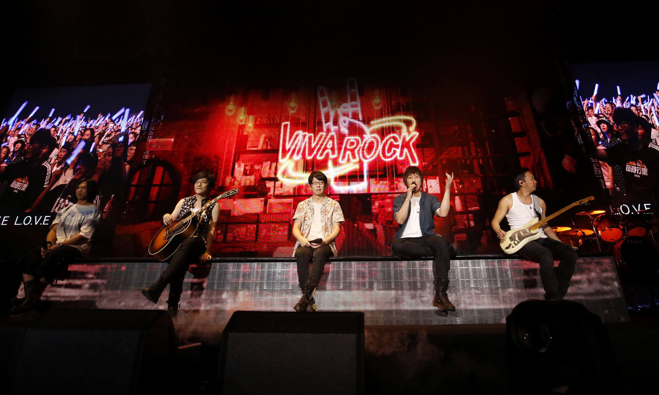 五月天首度到曼谷開唱，引起當地華人五迷搶票。（相信音樂提供）