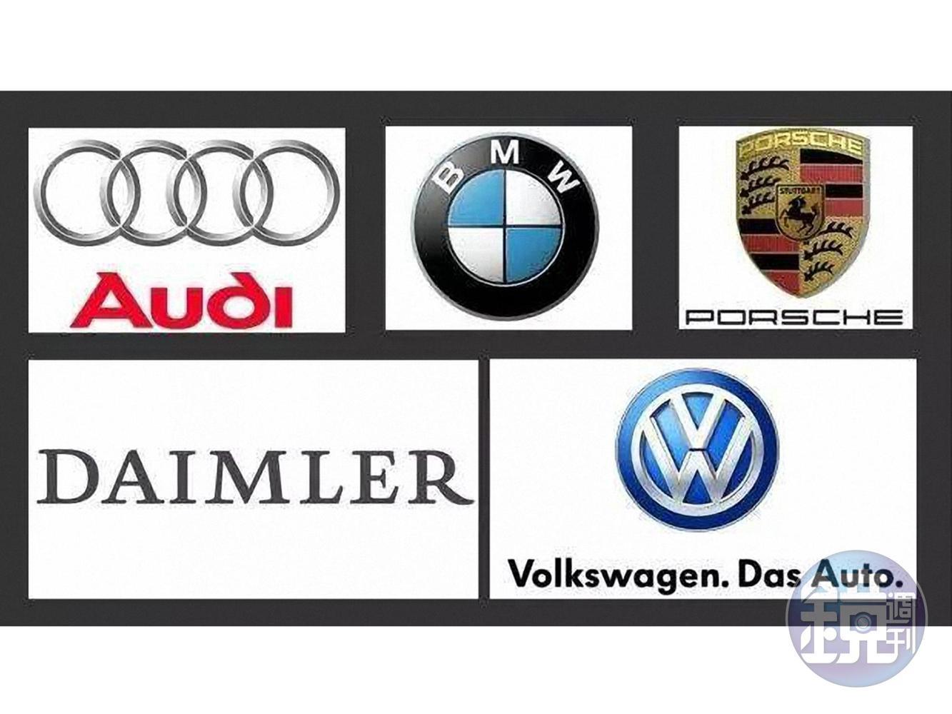 AUDI、BMW、MERCEDES-BENZ、PORSCHE和VOLKSWAGEN五大德國車廠主導「LV148」48V車電系統。