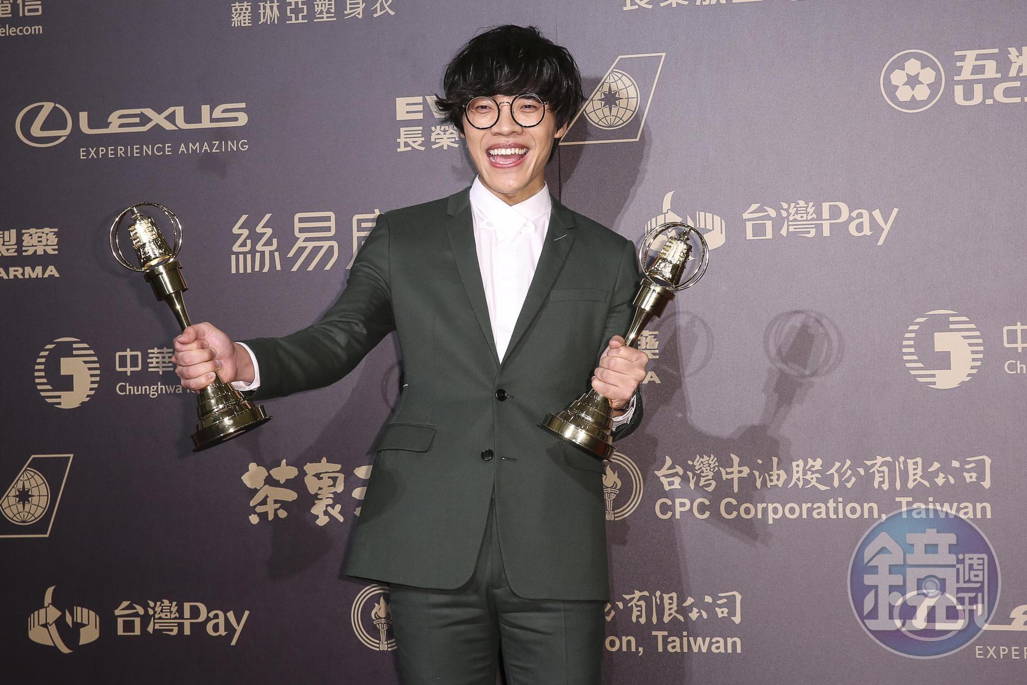 盧廣仲風光拿下金鐘獎兩項大獎，8日演唱會門票開賣也瞬間完售。