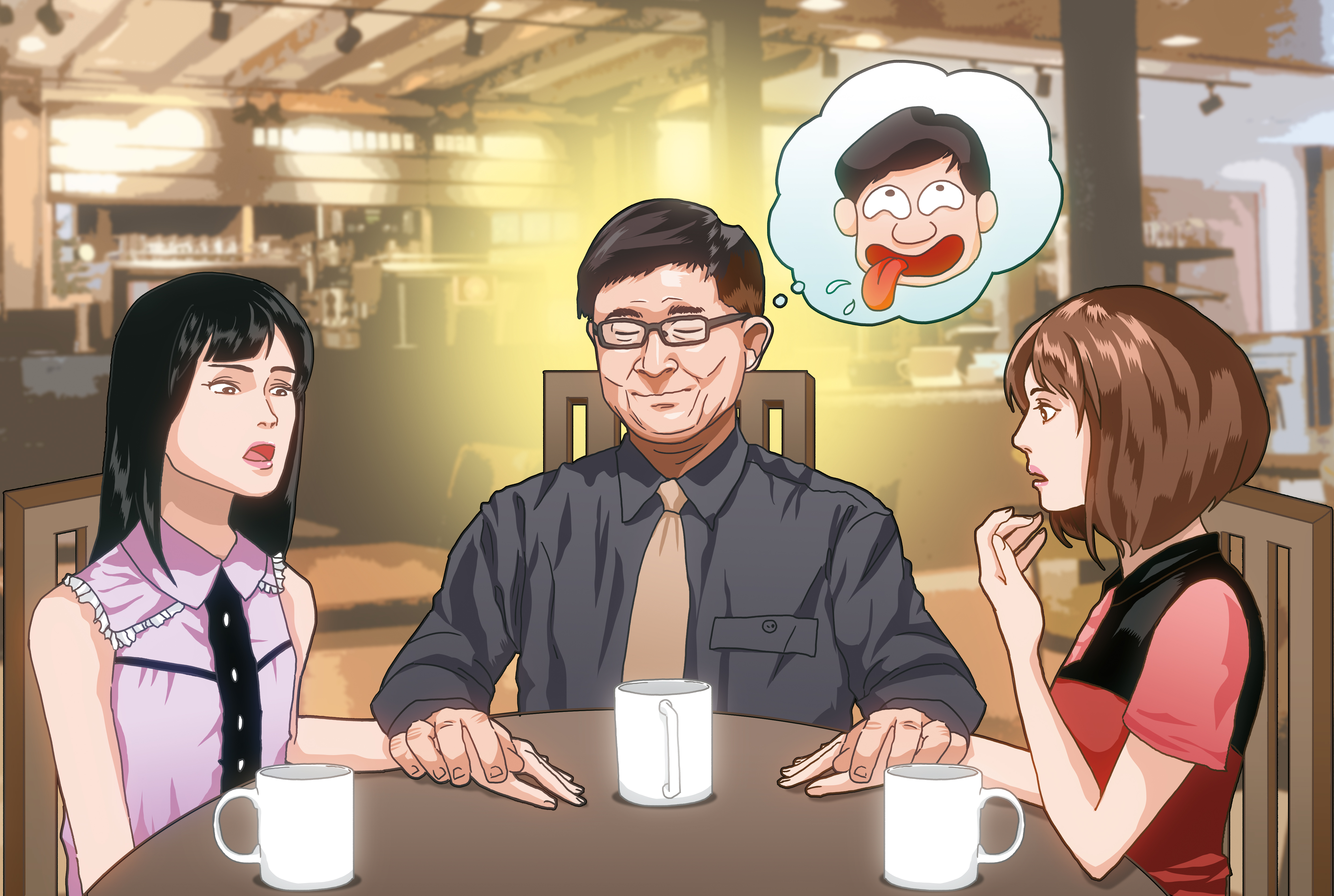 王男被指控藉口傳氣功幫學生除業障,事實上是進行性騷擾。