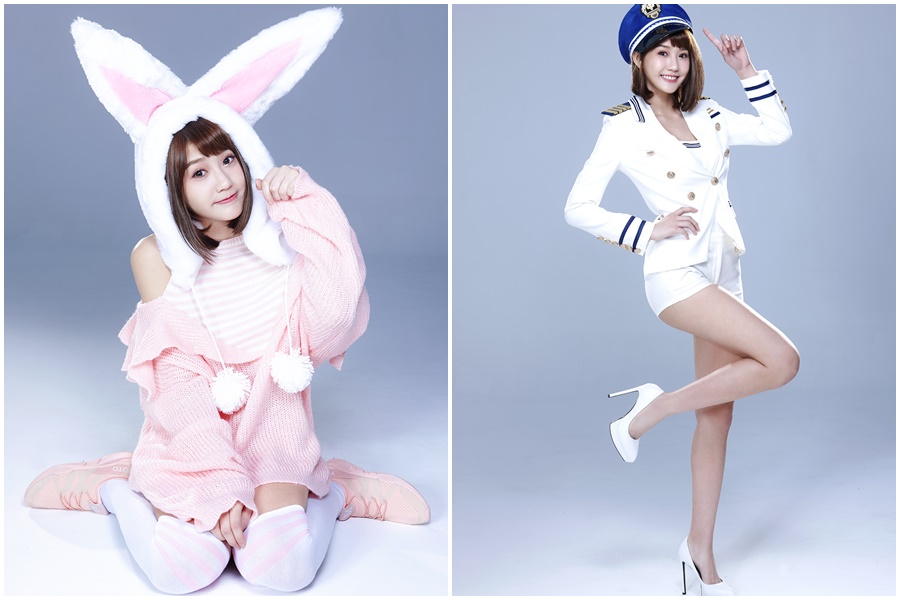 四葉草在代言手遊的多組造型中，最中意又萌又可愛的兔子裝。（金橋娛科提供）