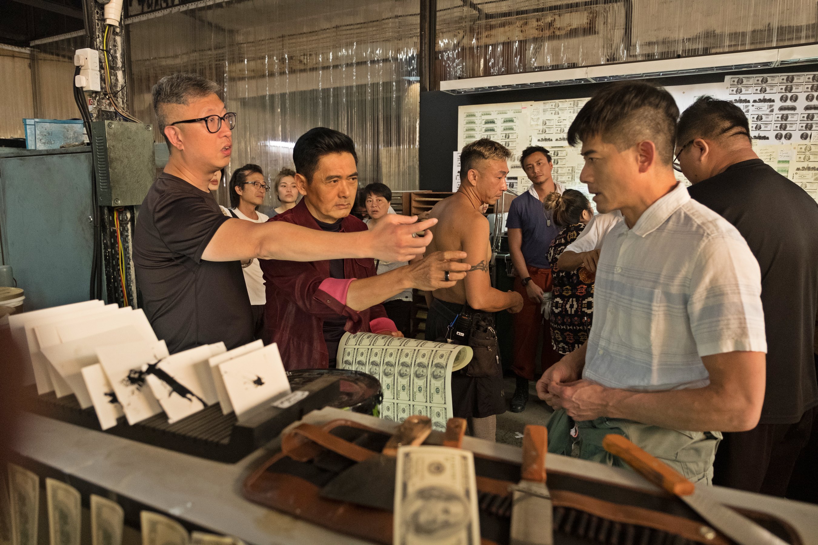 周潤發來台4天當起「Running Man」，他的人氣加上電影中帥氣的演出幫《無雙》衝出一波高票房。（双喜提供）