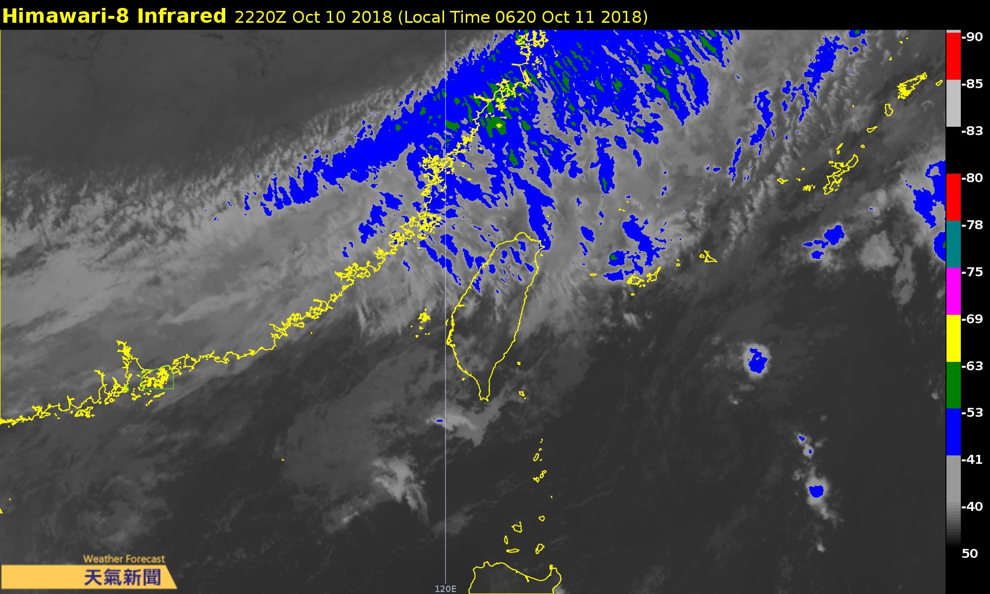 今（11）日至明（12）日北部及東北部低溫落在19至22度，一整天都會感覺較為溼涼。（翻攝自氣象達人彭啟明粉專）