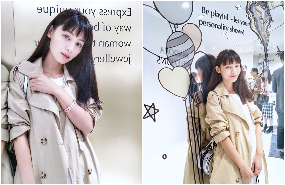 新生代藝人常立琳受丹麥珠寶品牌潘朵拉「PANDORA」之邀，出席新品概念發表記者會，她也是品牌忠實粉絲。（常立琳提供）