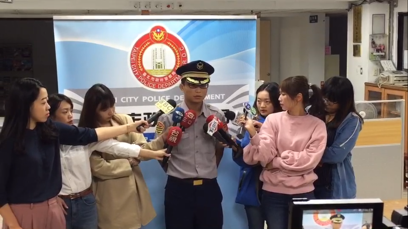 松山交通分隊中隊長黃宗斌表示郭姓公車駕駛酒測值為0，李姓老翁則需由醫院抽血檢驗。（警方提供）