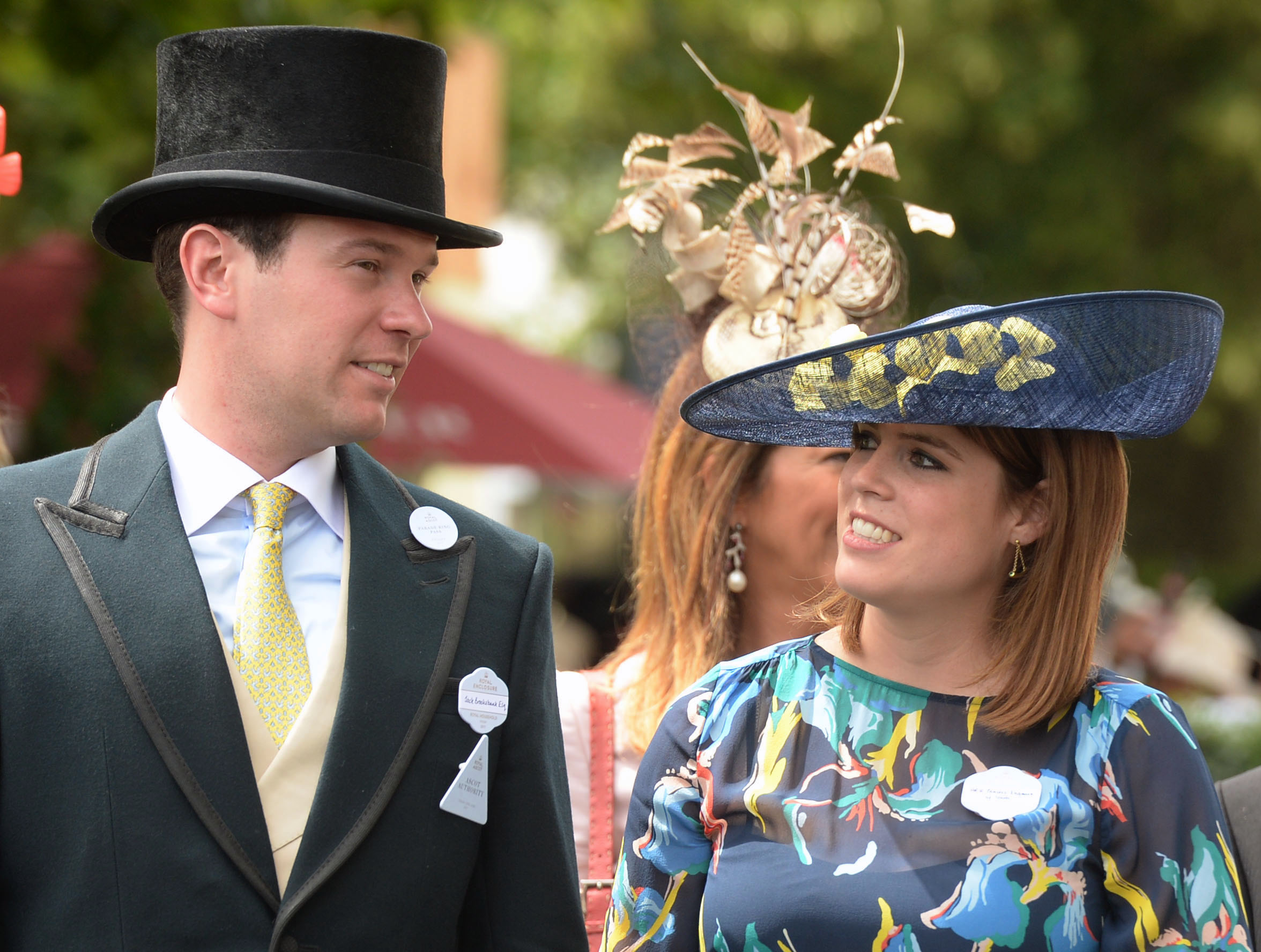 尤金妮亞公主與相戀多年的未婚夫終於修成正果，兩人經常一同出席王室公開活動。（東方IC）