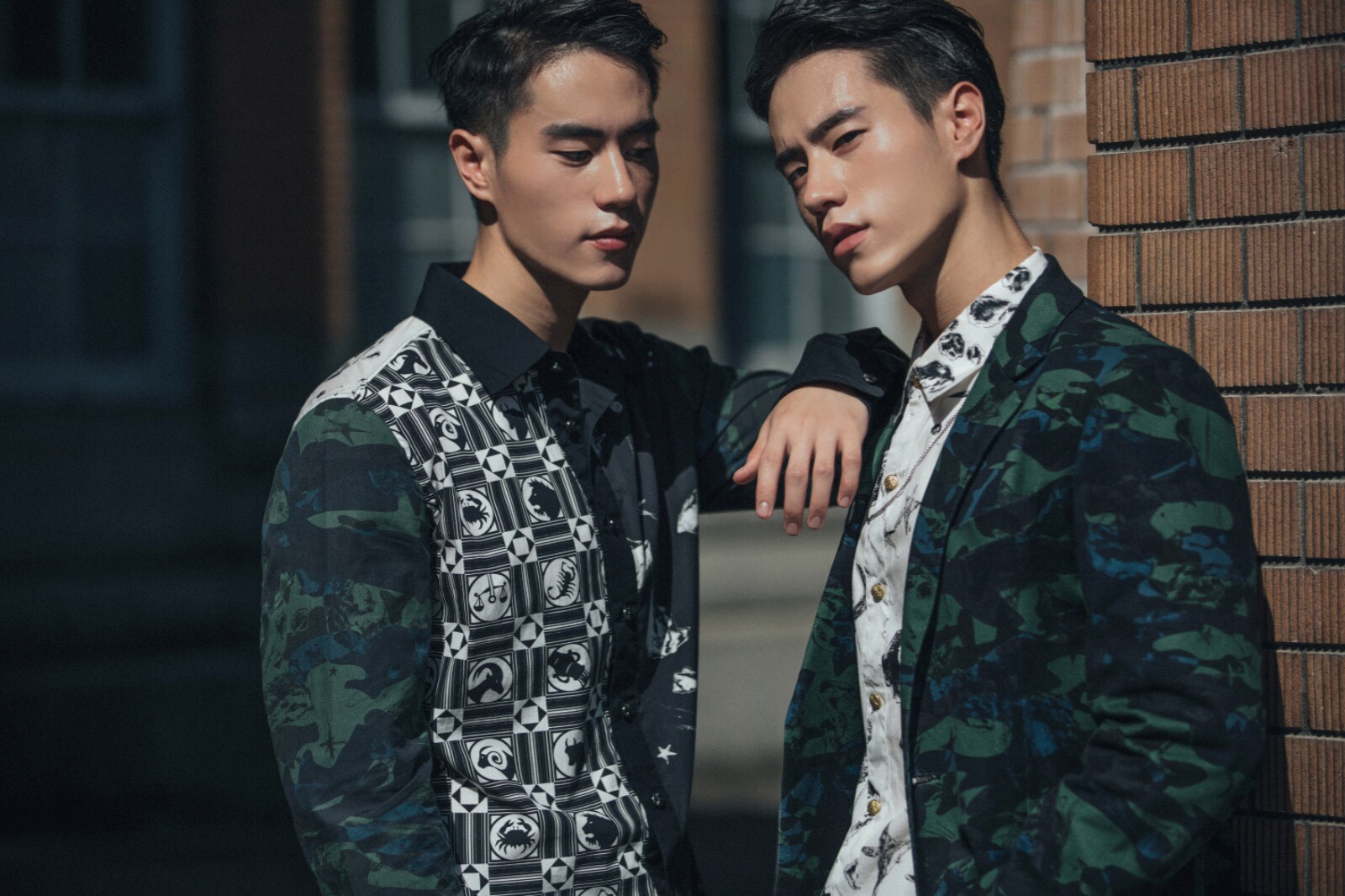 雙胞胎夏恩（右）和夏得（左）原本是健身房顧問。（CHOCO TV提供）