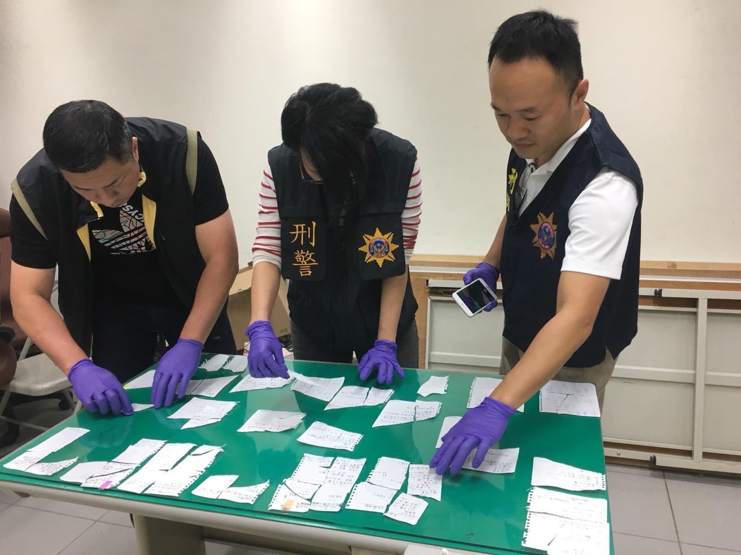 台日雙方共同打擊詐騙,清查犯罪證據。(刑事局提供)