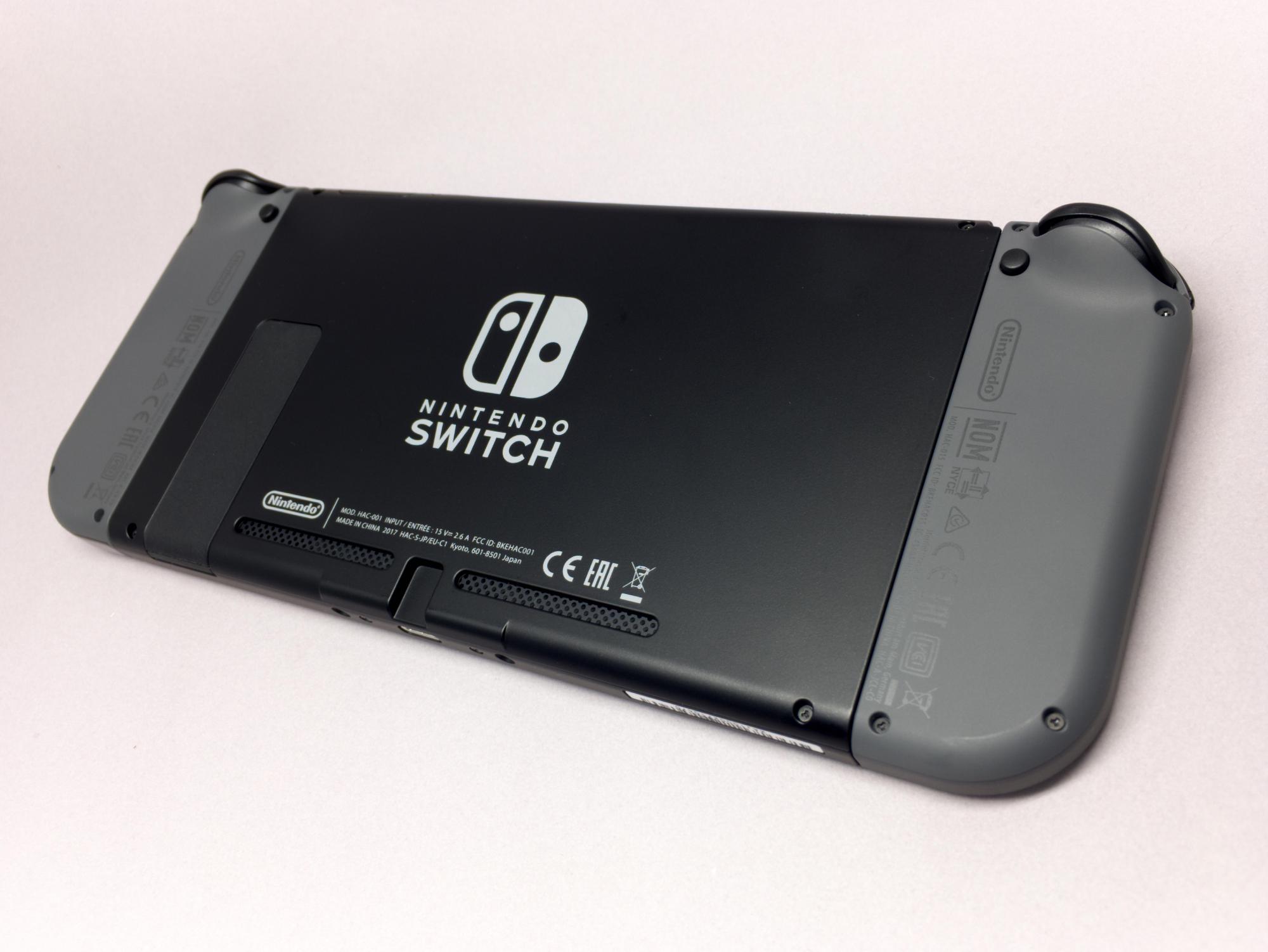 現行 Switch 機身設計。(圖片來源:筆者攝)