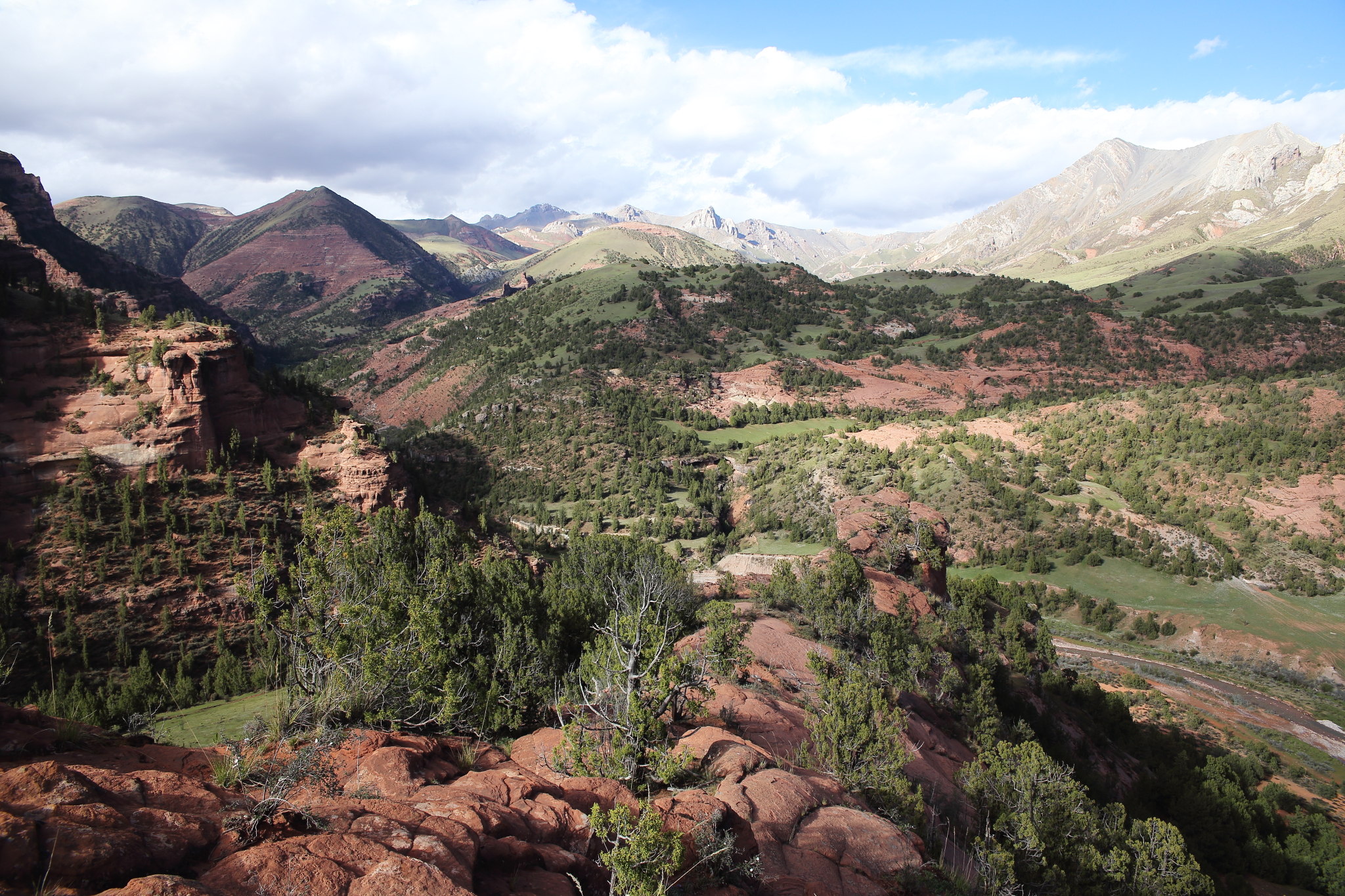 丹霞地貌，攝於工作站附近