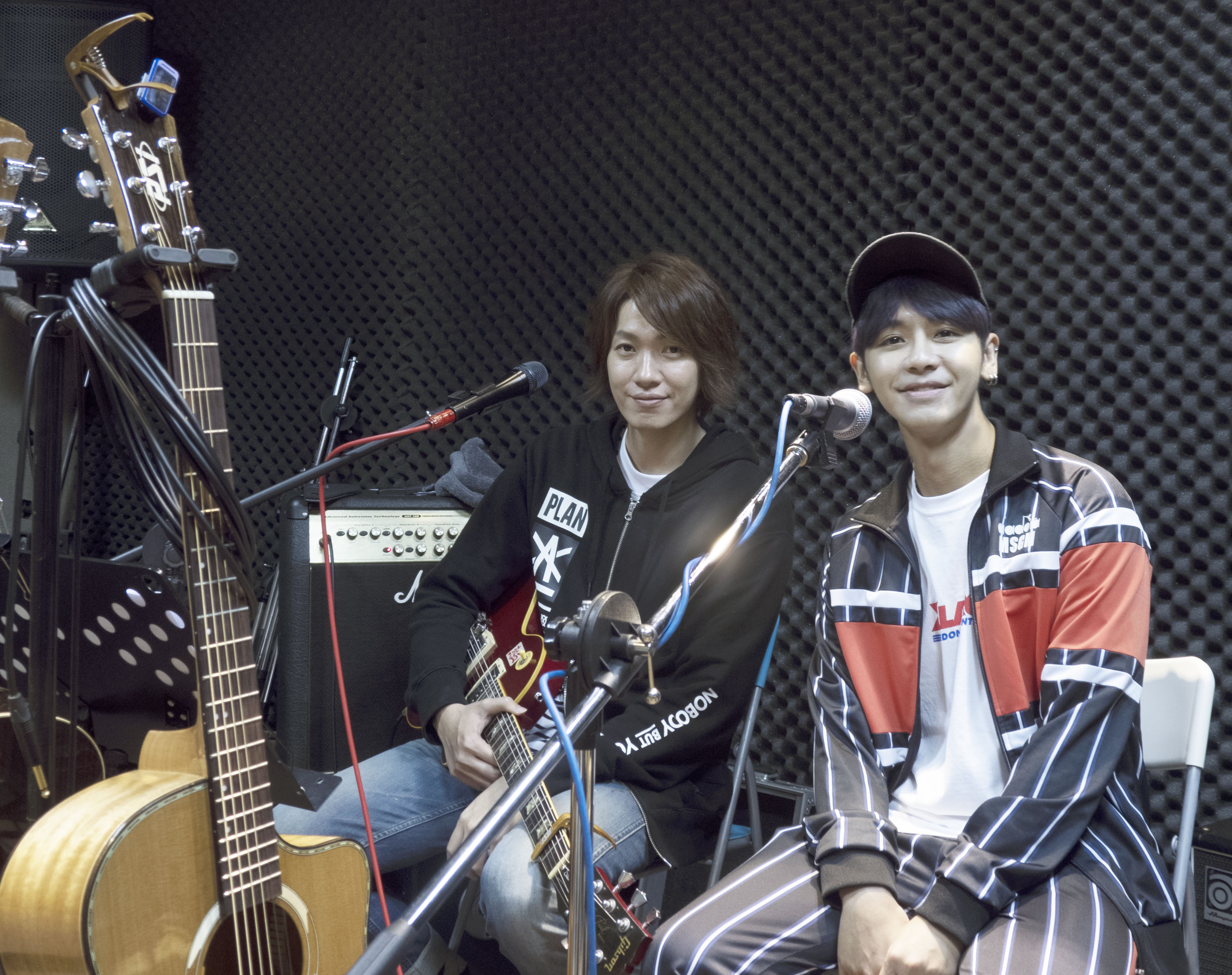 黃少谷演唱會請到鼓鼓擔任嘉賓，兩人因五月天演唱會結緣相識超過8年。 （喜歡音樂提供）