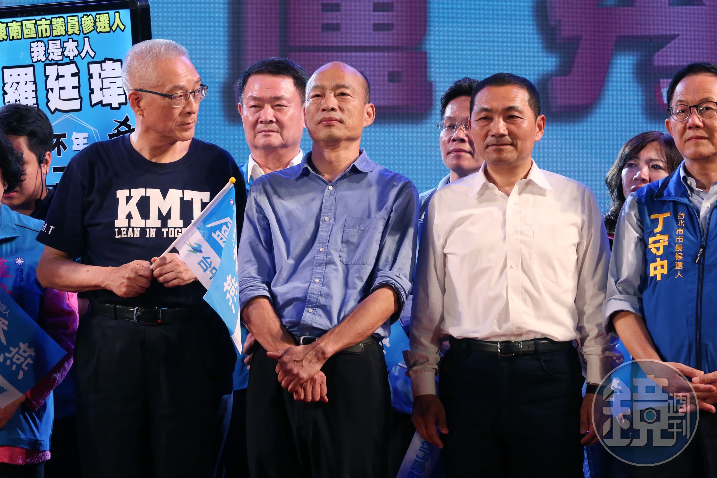 國民黨副主席兼祕書長曾永權接受本刊專訪時表示，侯友宜民調穩定領先；韓國瑜人氣近期隨網路聲量飆升，預估很快出現黃金交叉。  