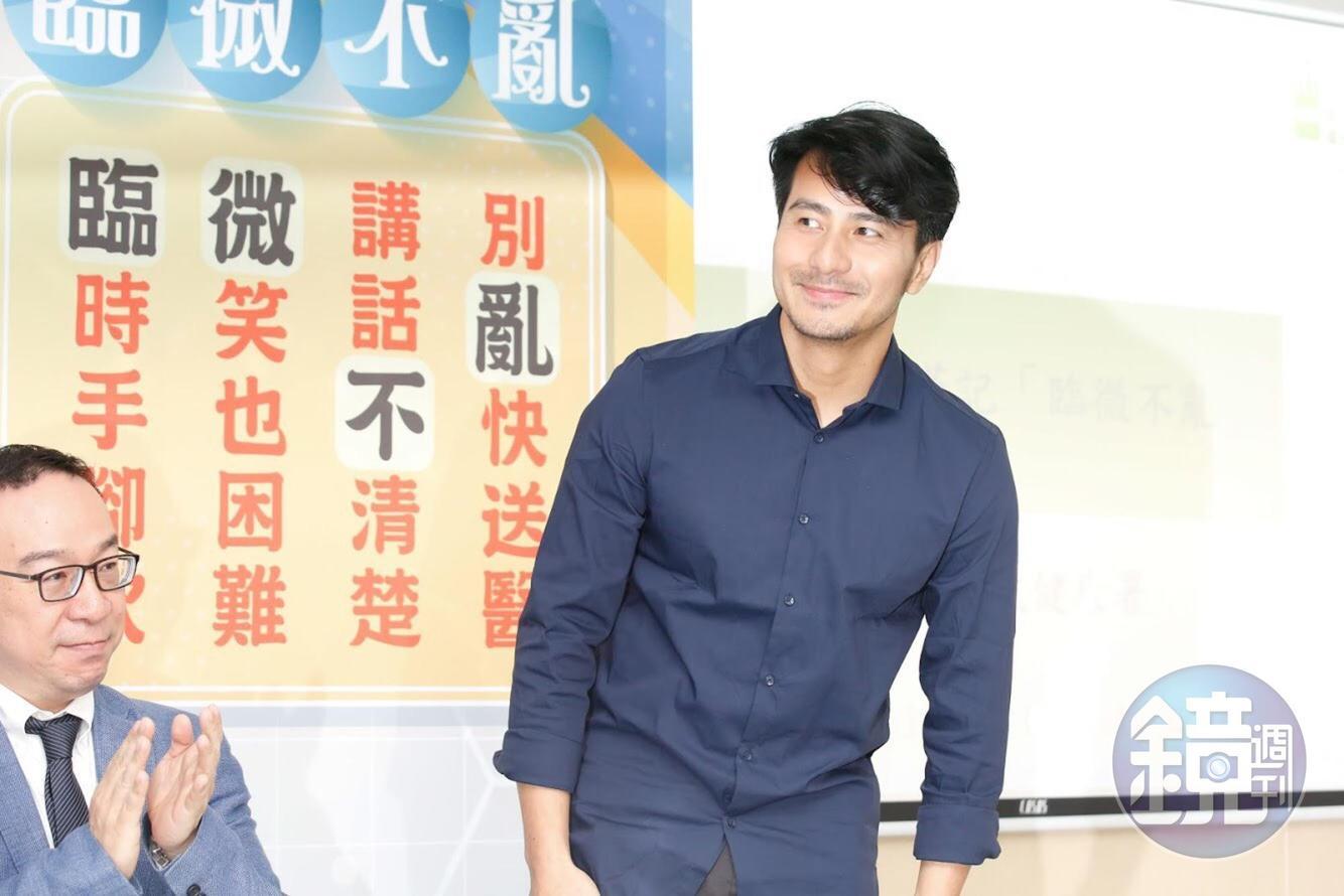 郭彥甫看到大批媒體來訪有點被嚇到。