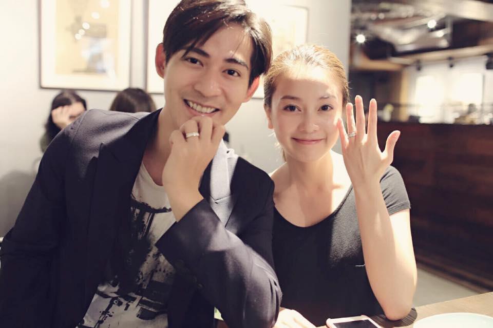 「仔仔」周渝民的老婆喻虹淵(右)遭一位網友不停謾罵,最後只好提告。(翻攝喻虹淵臉書)
