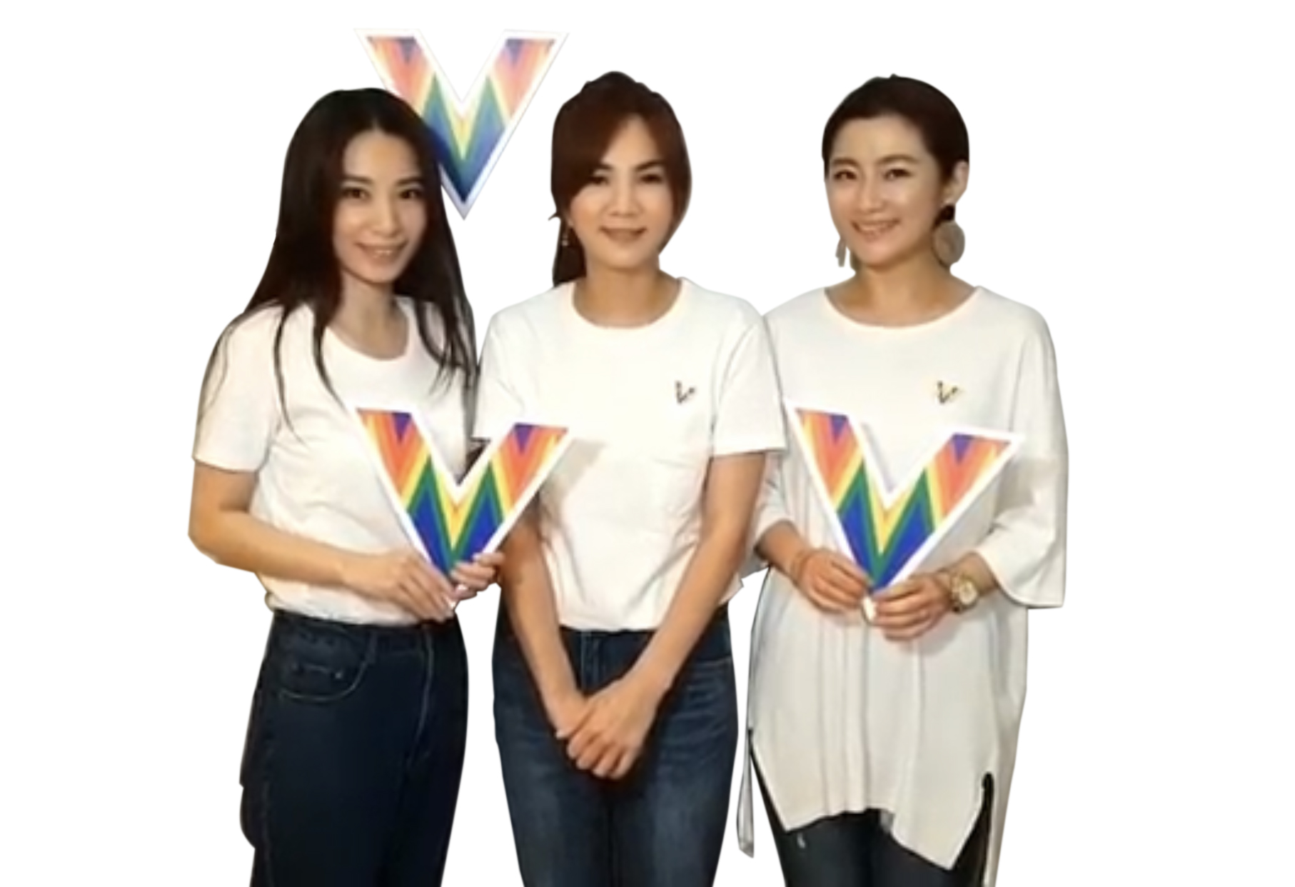 S.H.E合體為同志平權發聲。（愛最大提供）