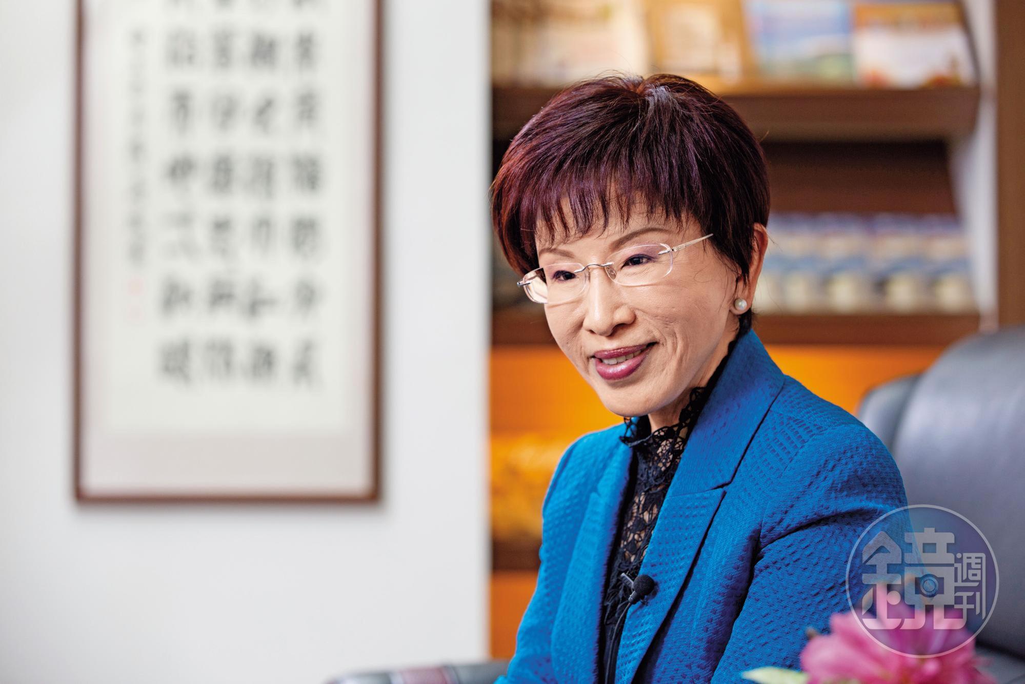 李永然聊起洪秀柱（圖）跟管碧玲對罵很精彩，張哲琛則是大讚洪秀柱比較厲害。