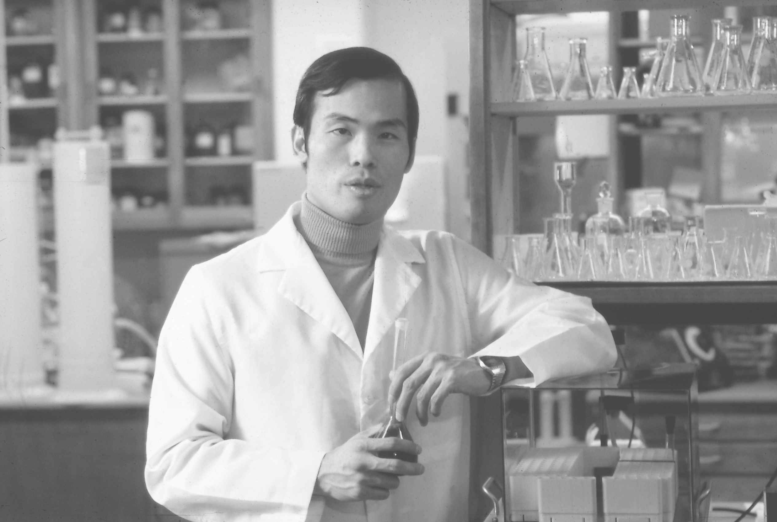 因懷抱美國夢，陳得福退伍後，赴美國楊百翰大學修讀化工系，為日後創業打下基礎。（仙妮蕾德提供）