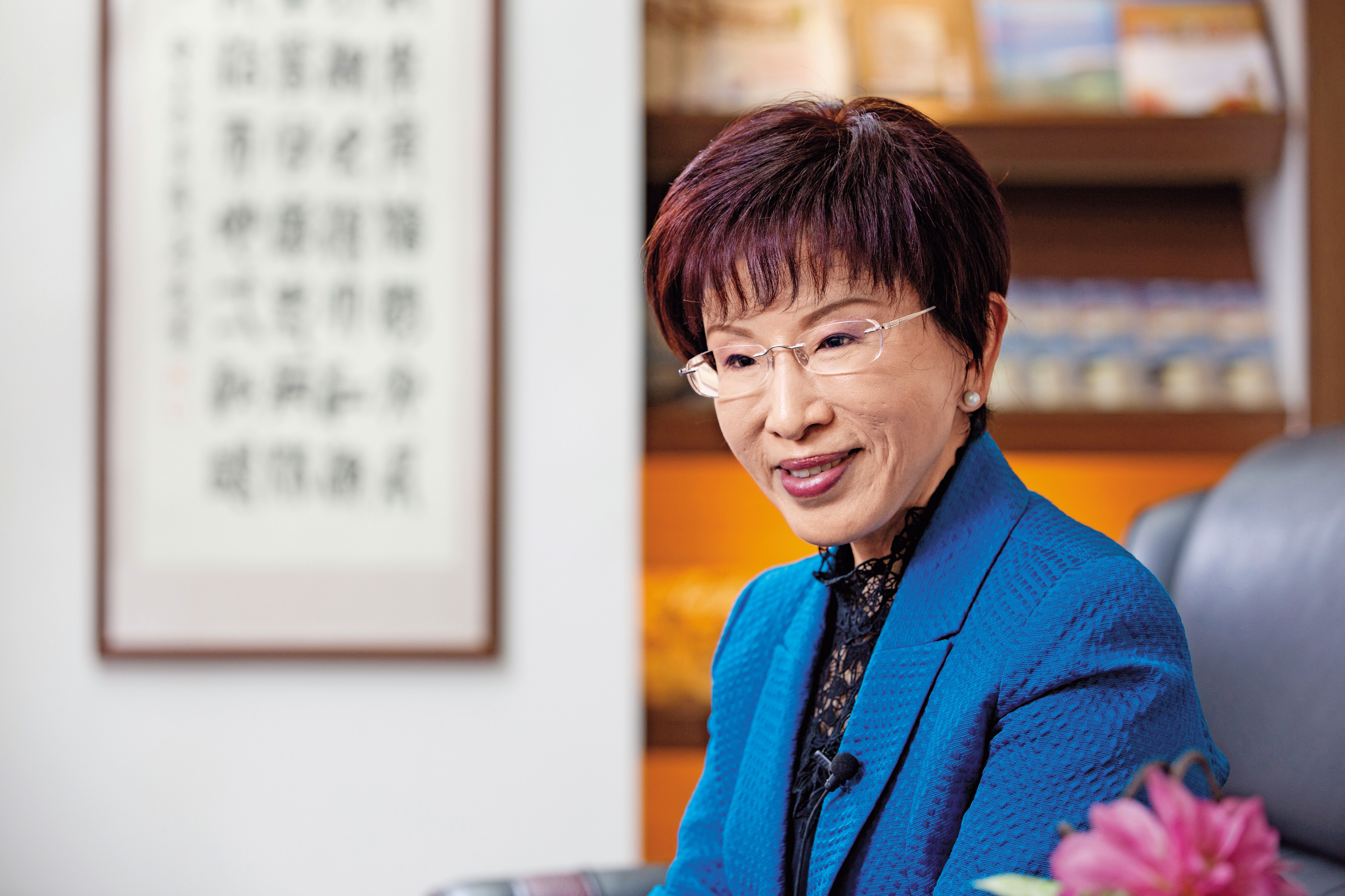 律師李永然提及洪秀柱（圖）與管碧玲對罵一事，張哲琛還特地誇讚柱柱姐比較厲害。