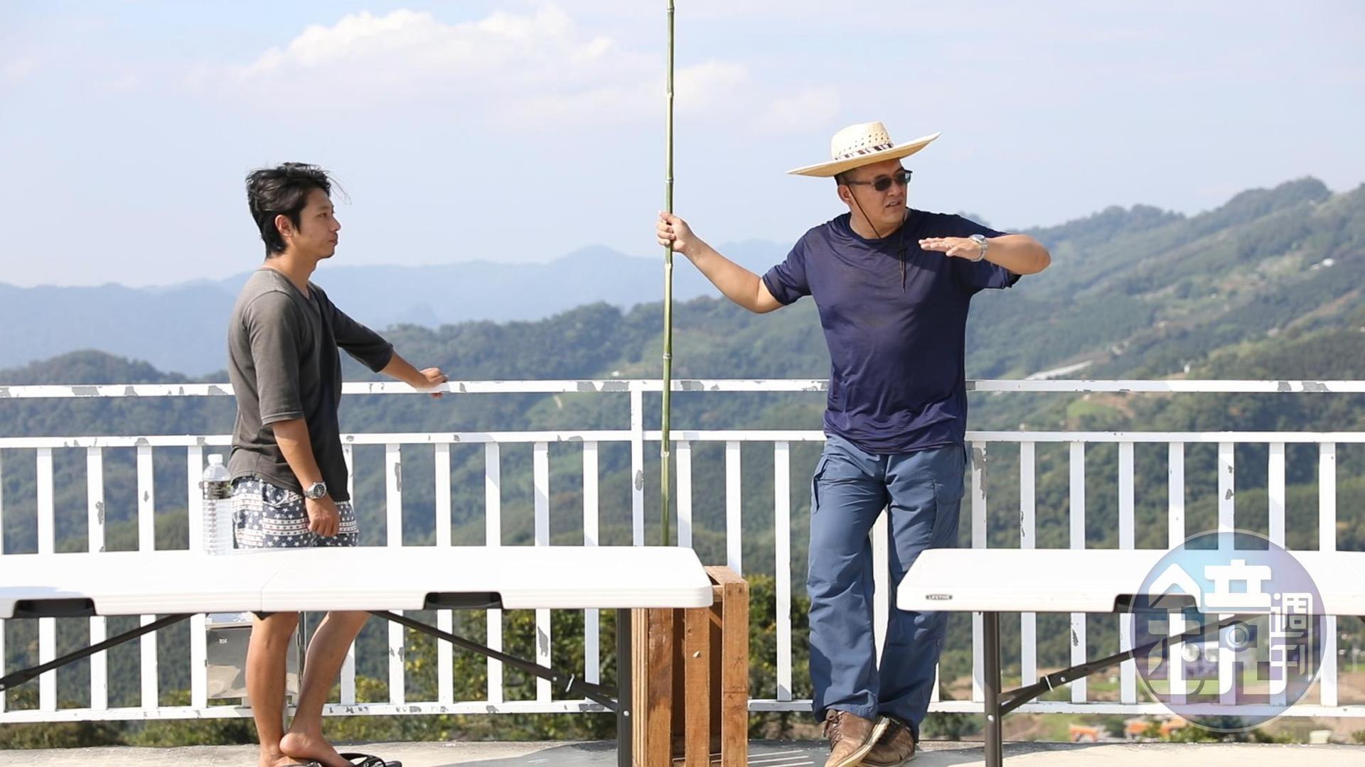 「瑪菈棒露營區」在小山丘頂，視野相當棒。