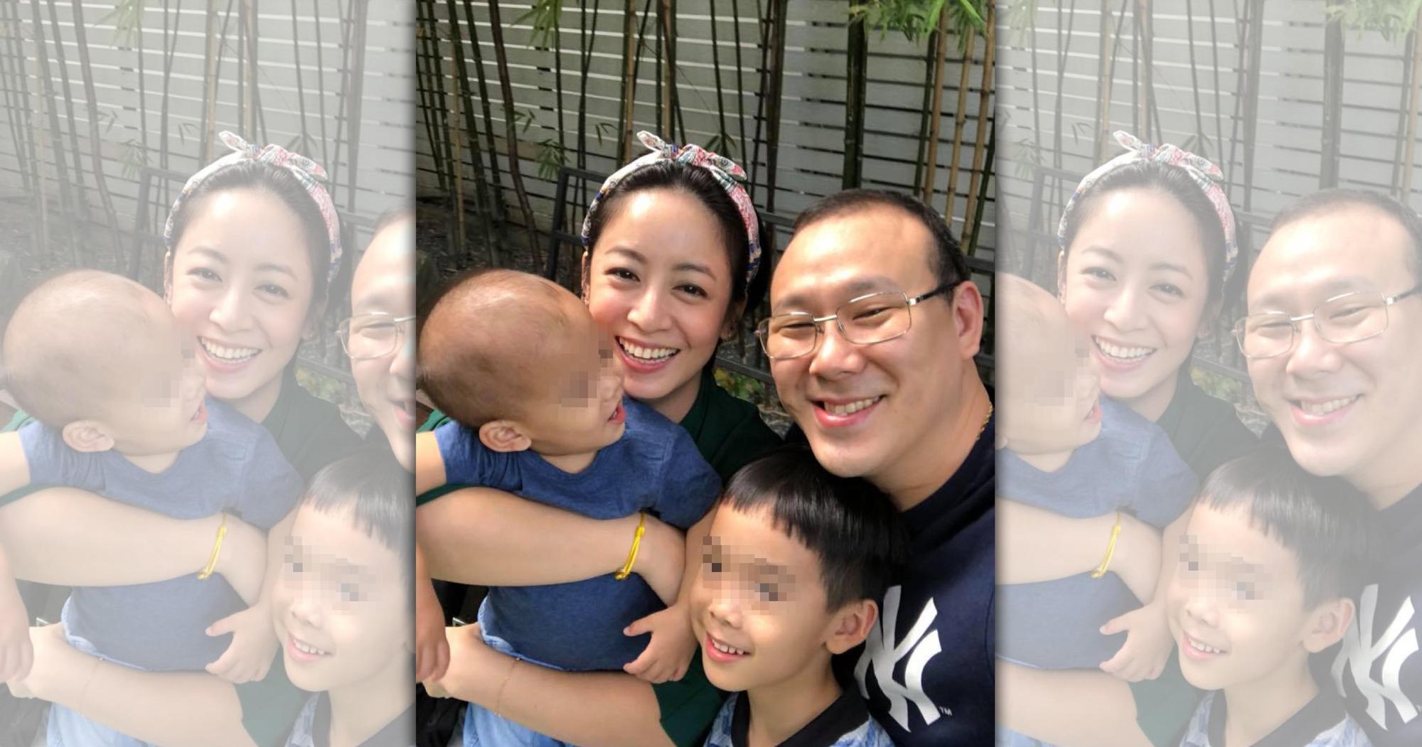 范筱梵經常在臉書曬出家庭生活，卻傳出老公外遇，右為老公Johnny。（翻攝自范筱梵粉絲團）