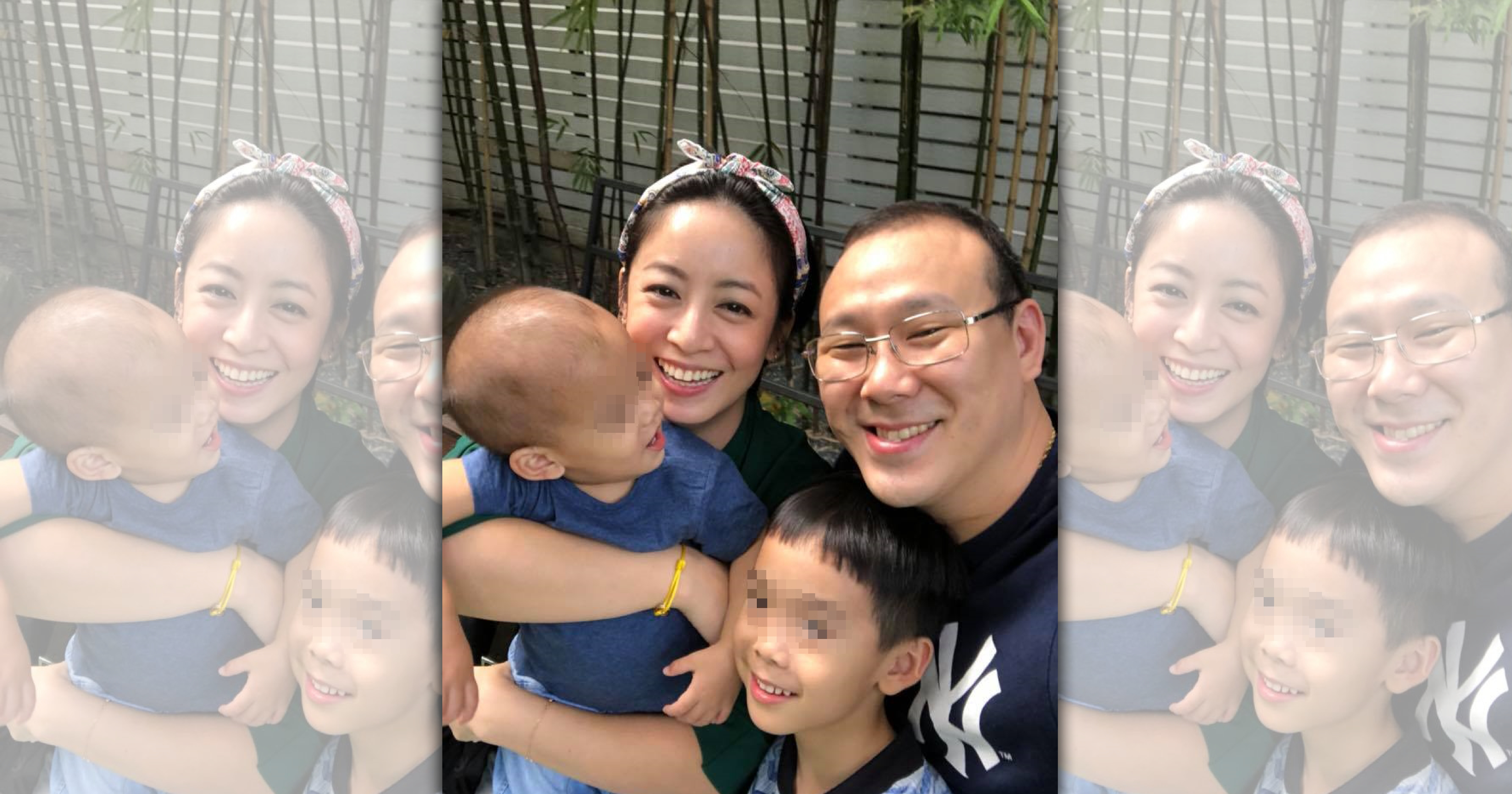 范筱梵經常在臉書曬出家庭生活,卻傳出老公外遇,右為老公Johnny。(翻攝自范筱梵粉絲團)