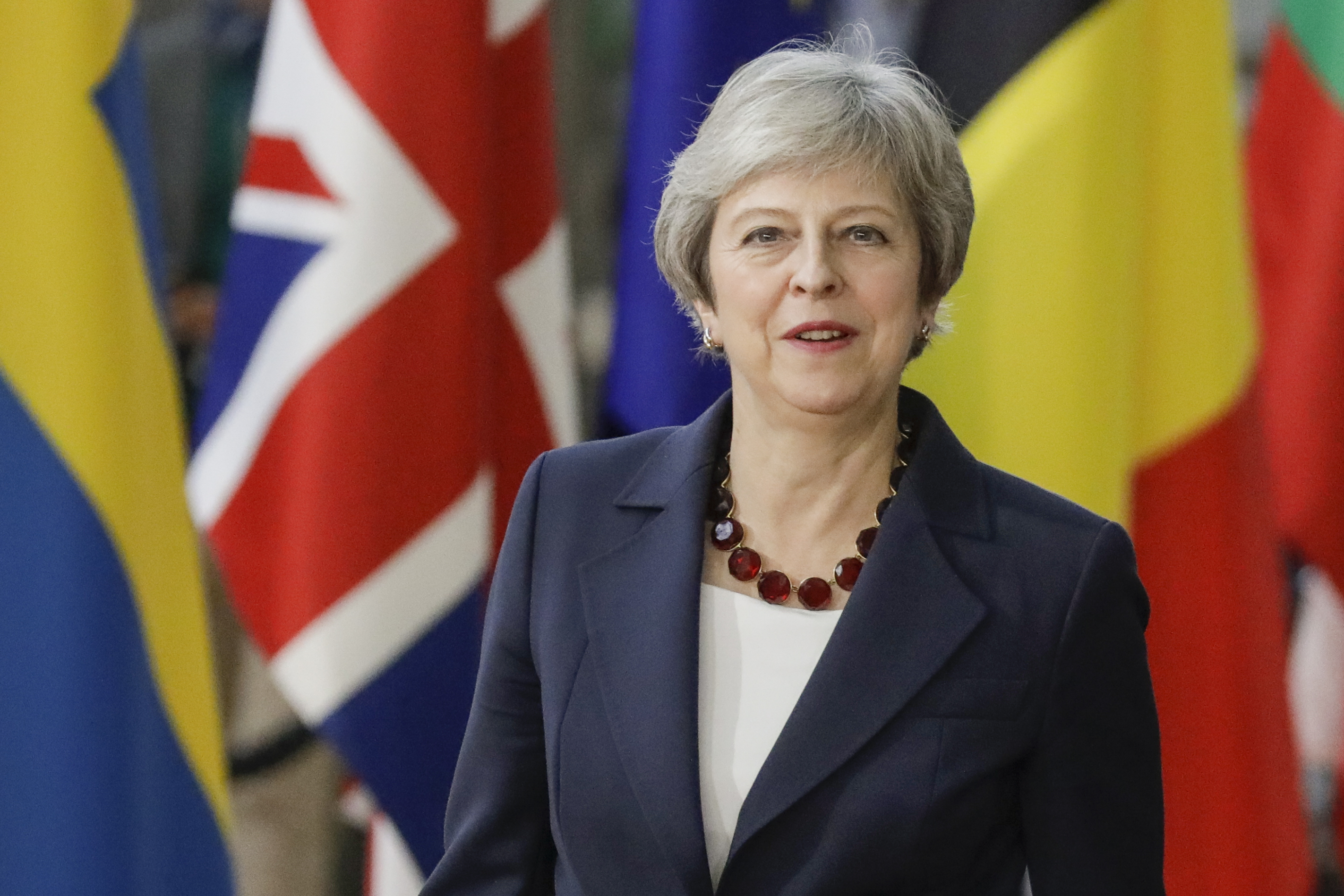 英國脫歐程序停滯不前，歐盟研擬將時程延長，英國首相梅伊也考慮接受。（東方IC）