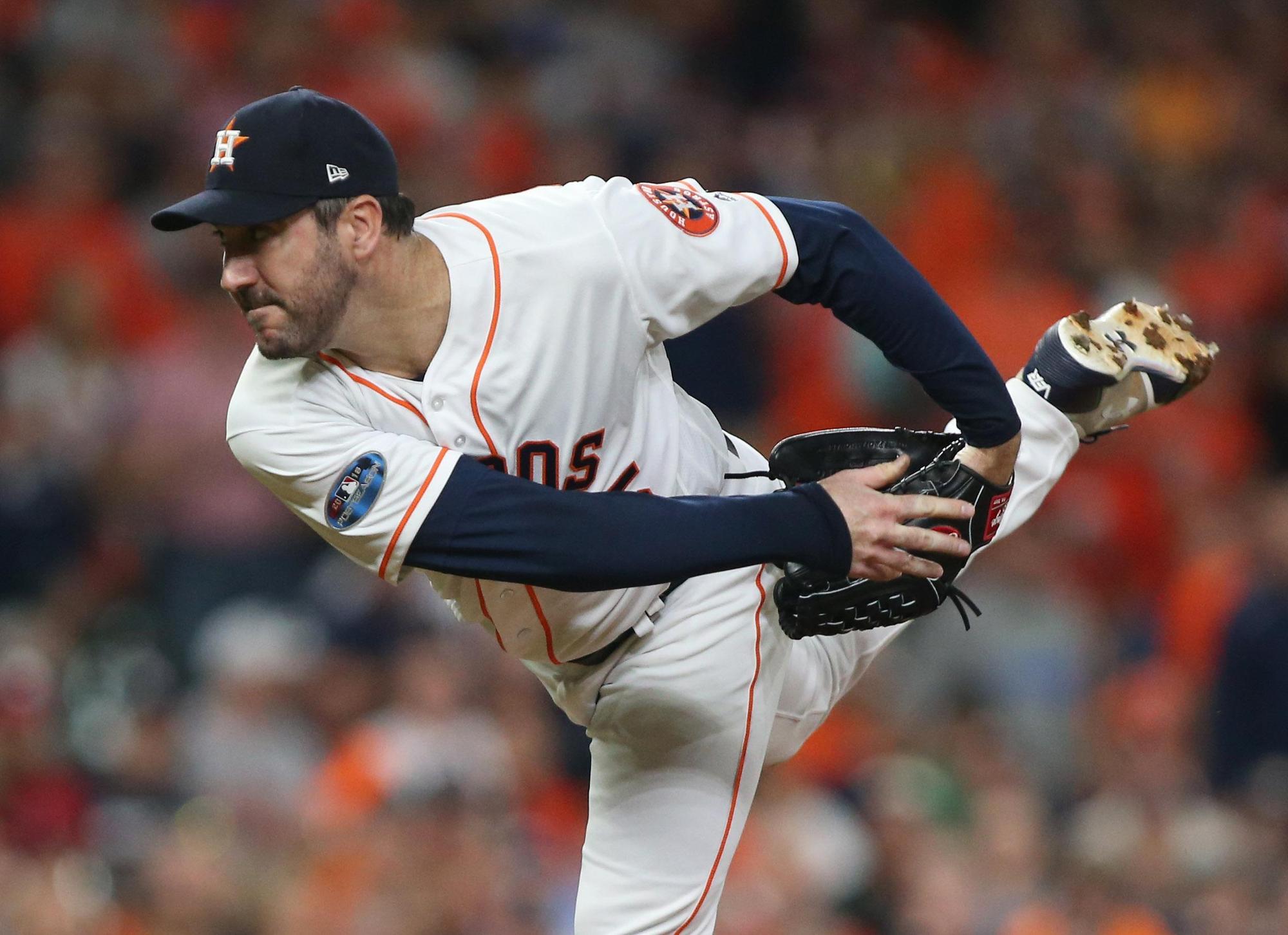 面臨淘汰危機的太空人,在主場派出前「虎王」韋蘭德(Justin Verlander)掛帥先發。(東方IC)