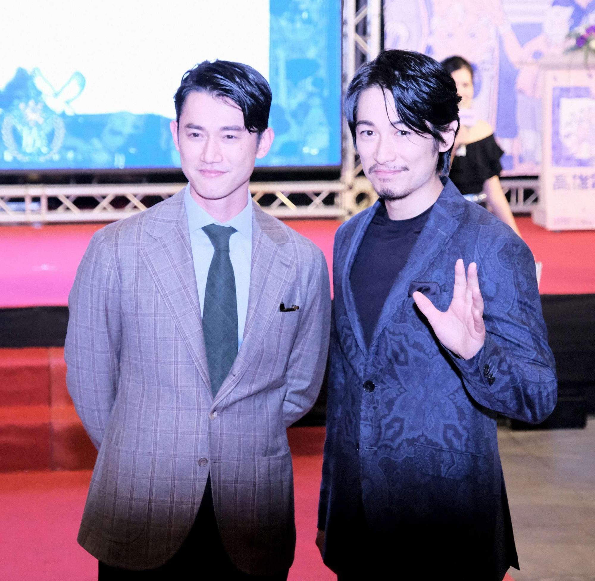 《來自大海的男人》藤岡靛與吳慷仁雙帥入鏡。（高雄電影節提供）