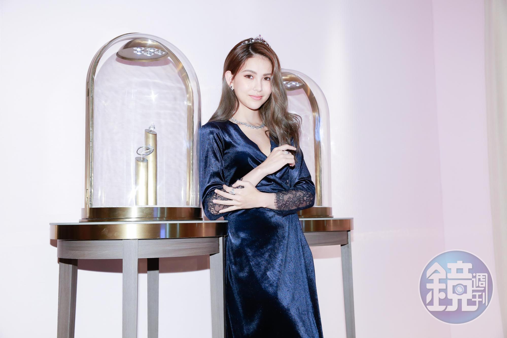 昆凌出席Chaumet全新Josephine系列上市活動，透露此系列見證她人生最幸福的重要時刻。